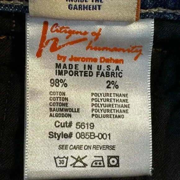 Y2K Citizens of Humanity Low Waist Bootcut Flared Jeans 28 Blue Margo085 Stretch - Picture 9 of 10